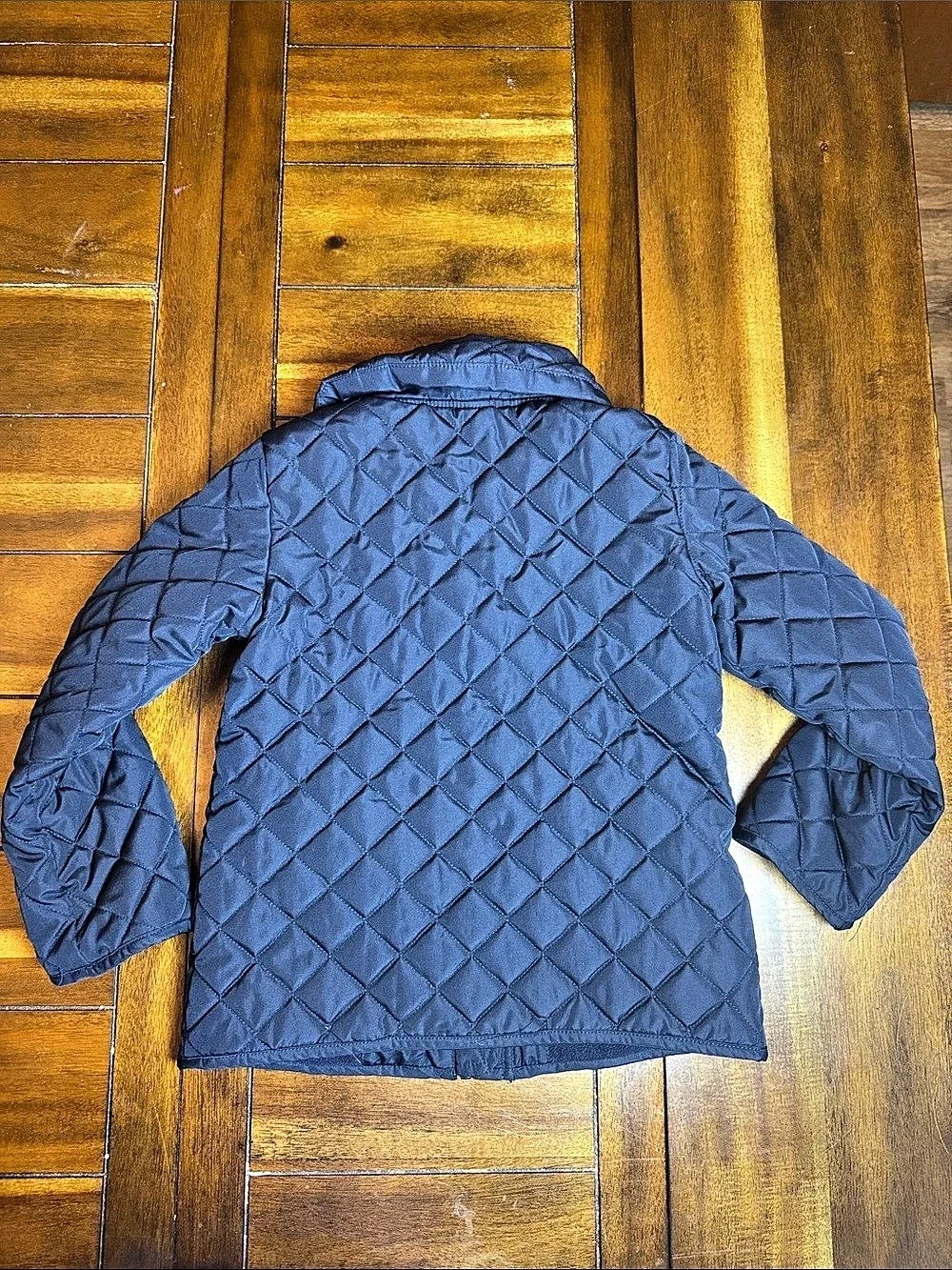 Quilted Bow Pocket Jacket Blue Size 6 Gymboree